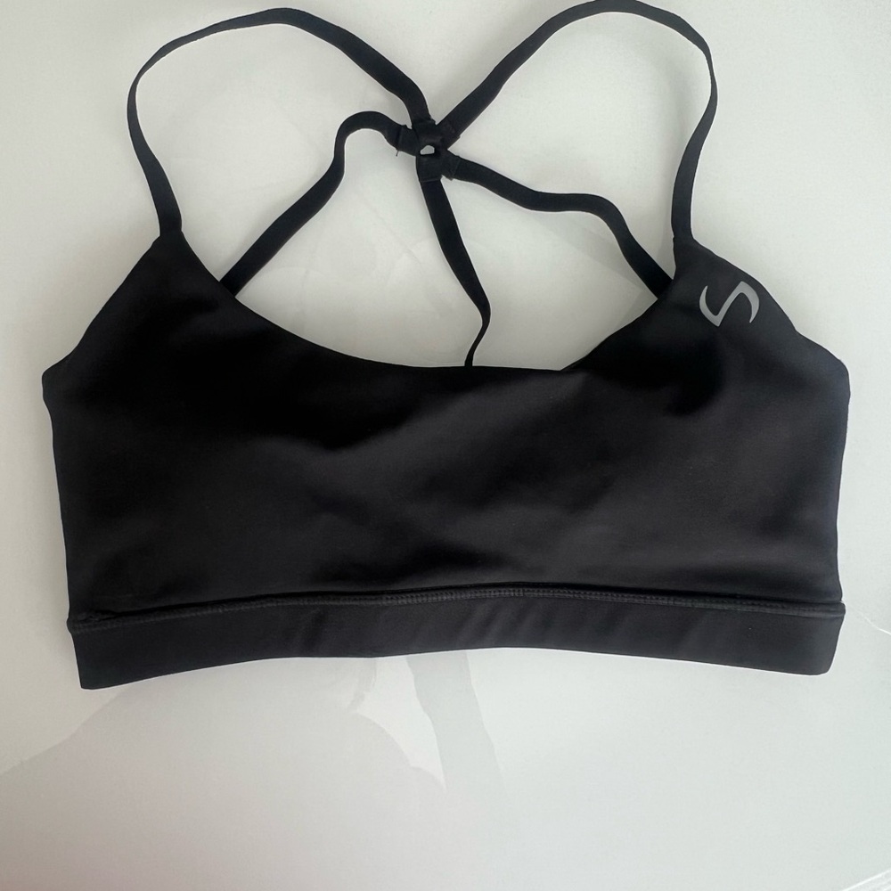 LF Black Crossback Sports Bra
